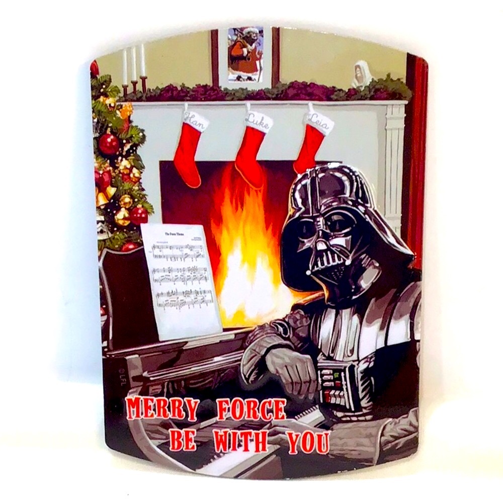 RARE!  Very Vader Christmas 5” fridge magnet like new